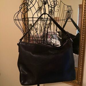 Kate Spade Black Leather Shoulder Bag ♠️